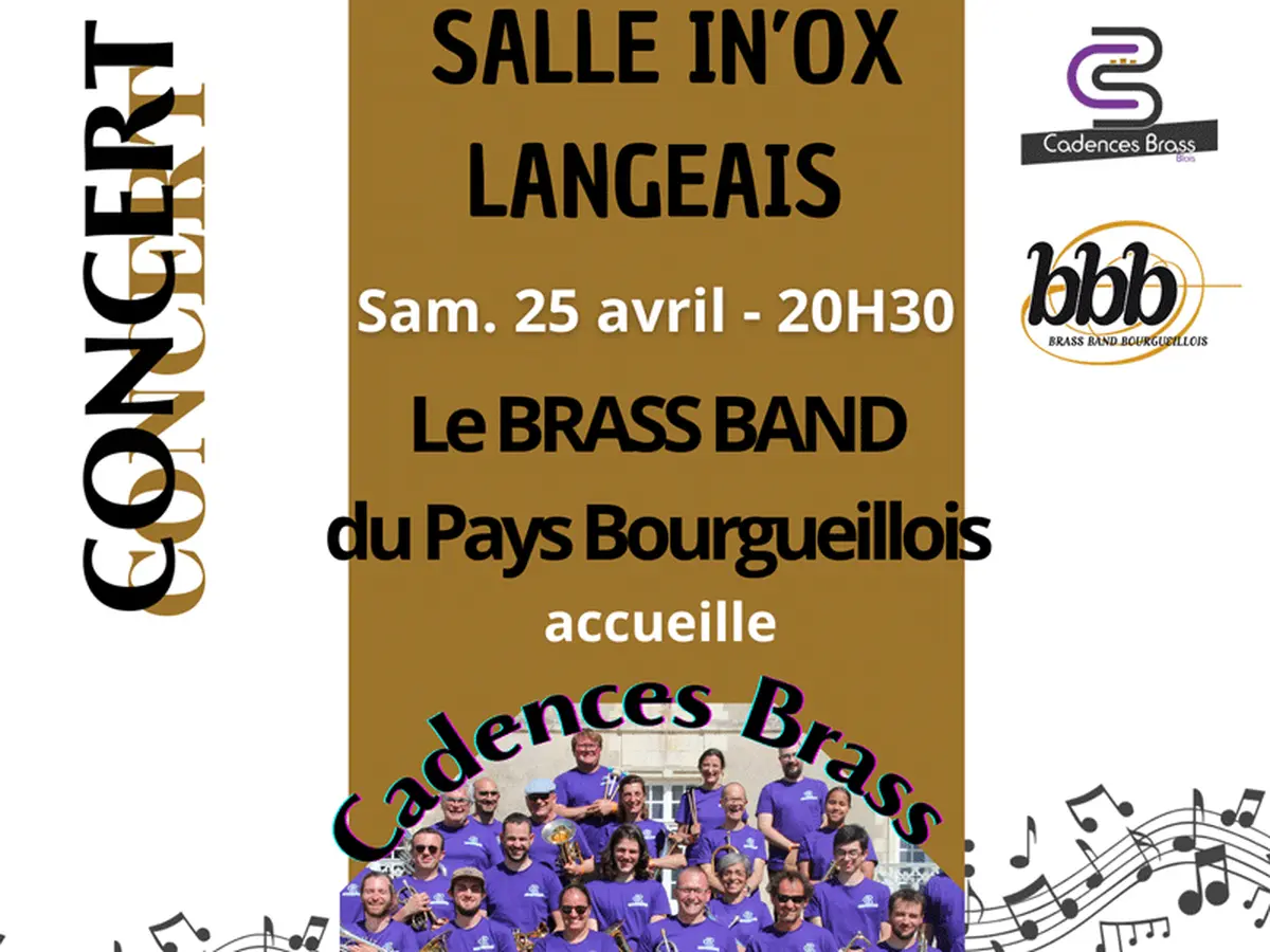 Concert de Brass Band avec le Brass Cadences Brass de Blois