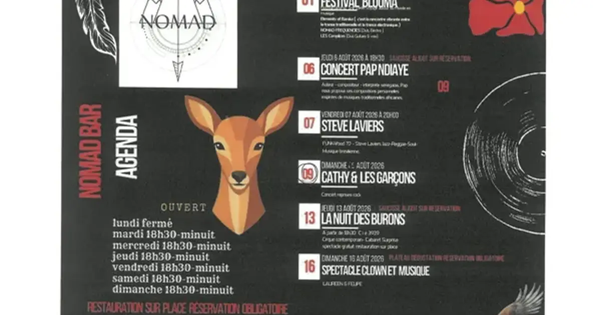 Concert de Cathy et les garçons au Nomad Bar : reprises rock