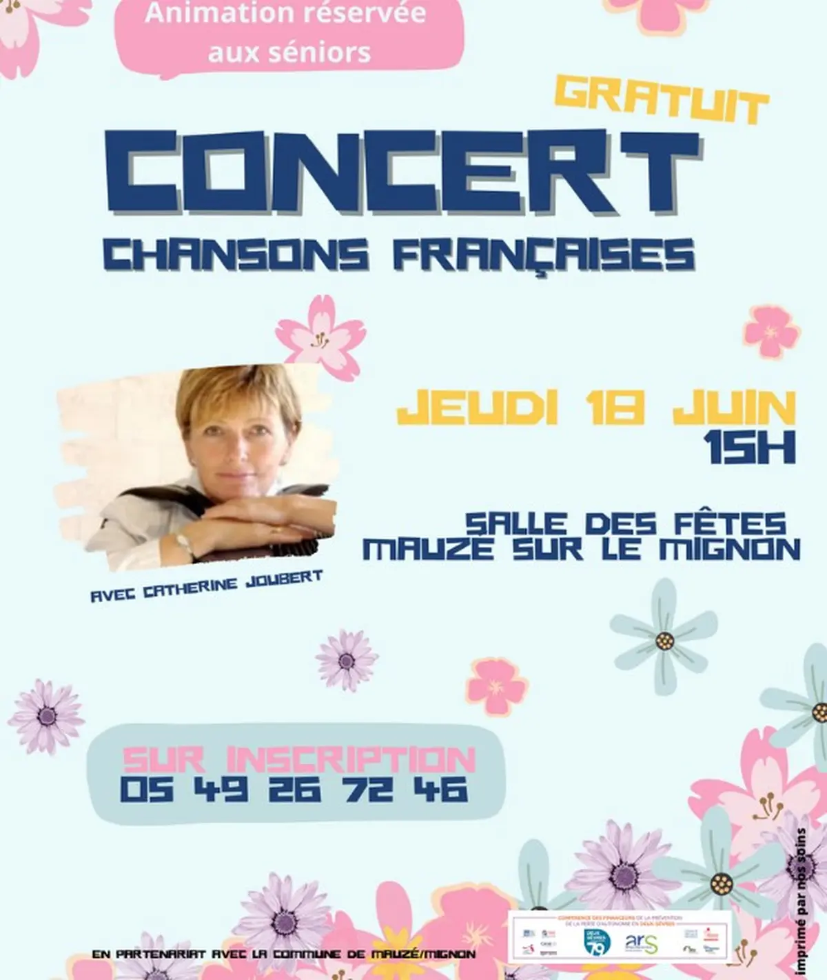 Concert de chanson française à Mauzé-sur-le-Mignon