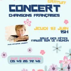 Concert de chanson française à Mauzé-sur-le-Mignon