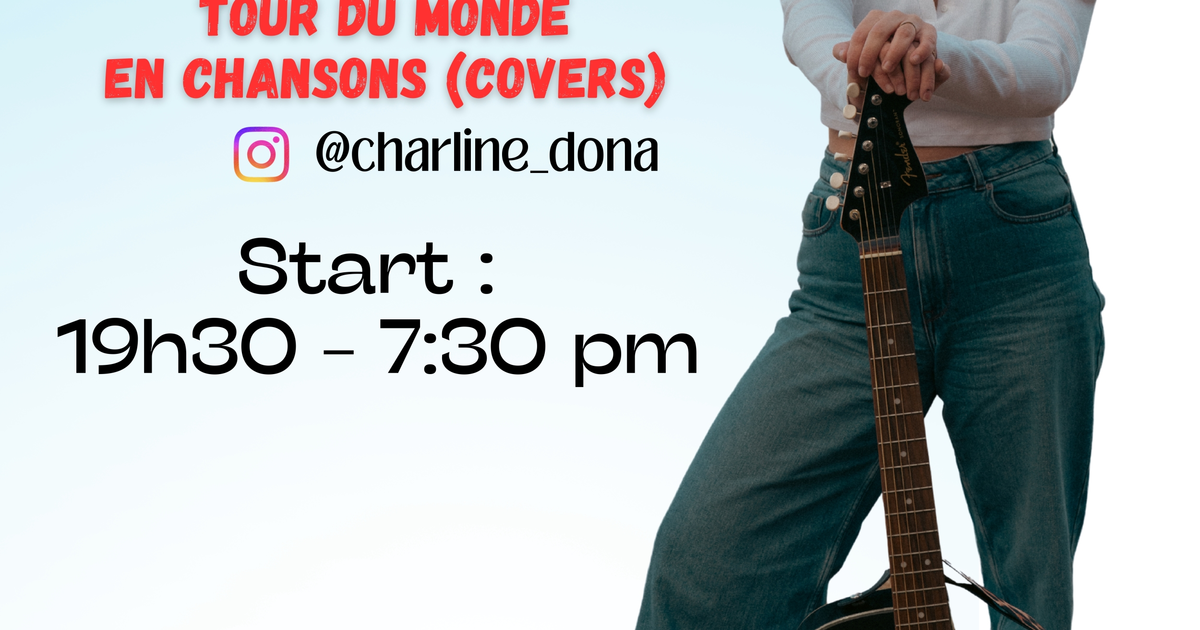 Concert de Charline Dona - Tour du monde en chansons (covers)