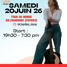 Concert de Charline Dona - Tour du monde en chansons (covers)