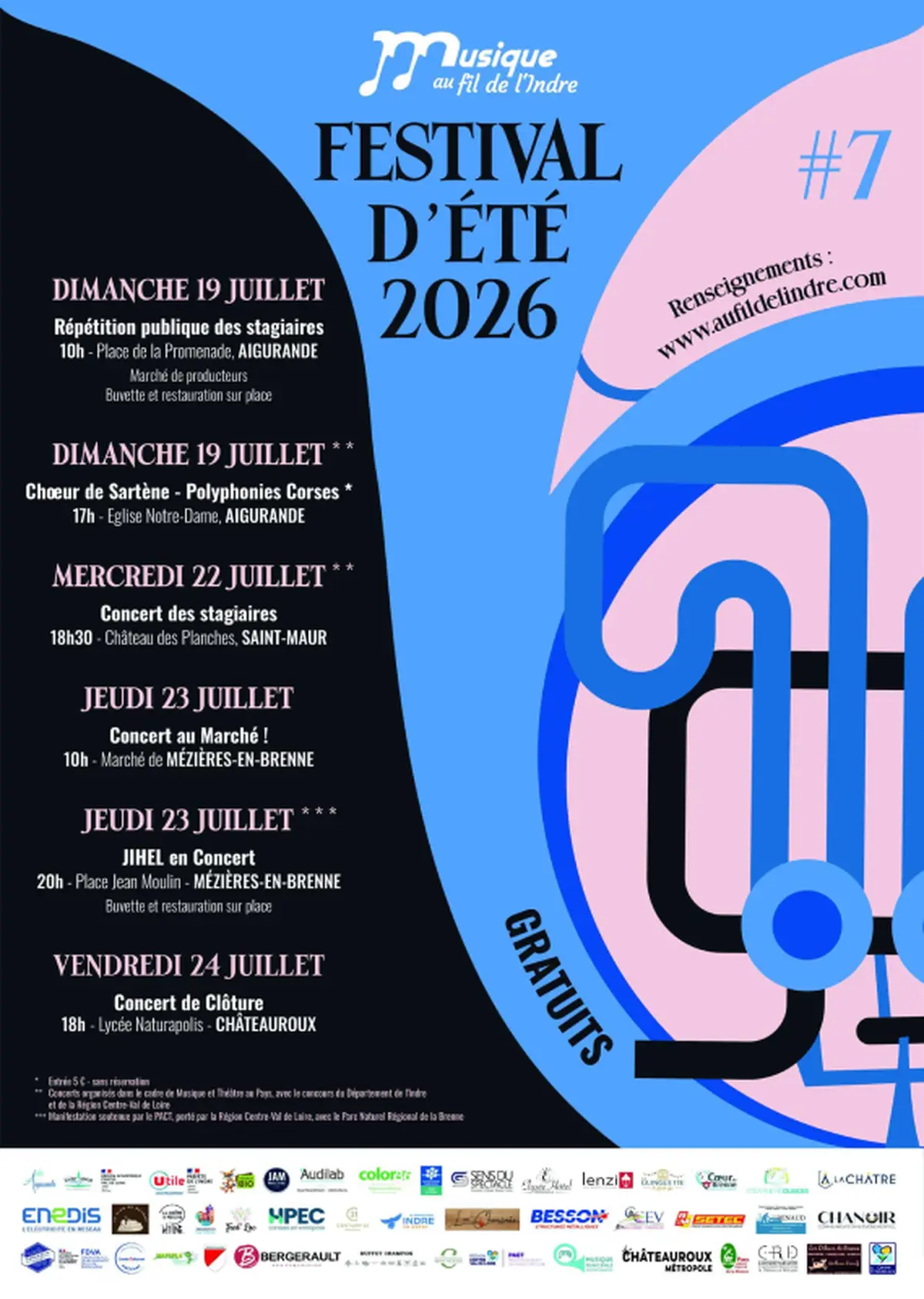 Concert de clôture de l'Académie Musique au Fil de l'Indre