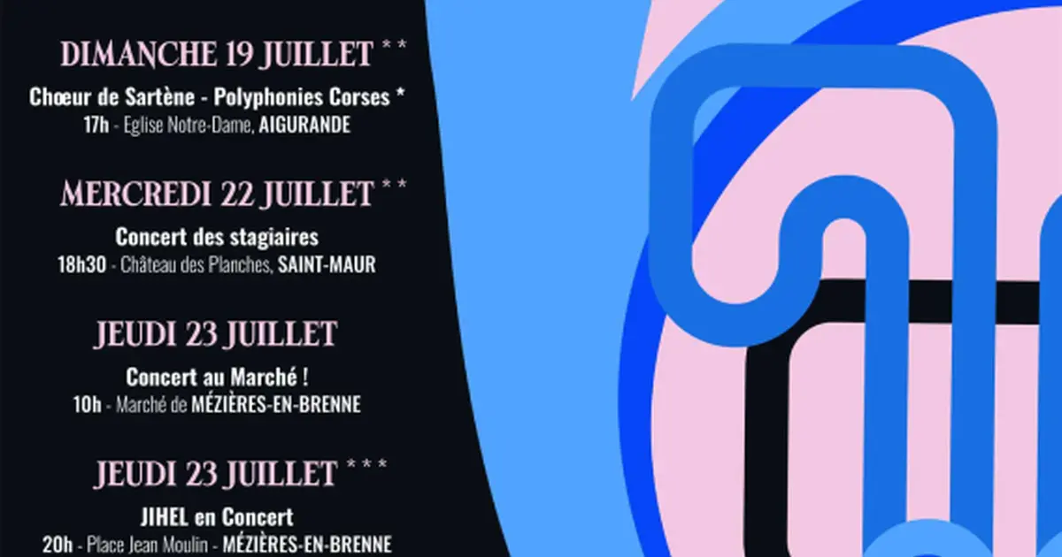 Concert de clôture de l'Académie "Musique au Fil de l'Indre"