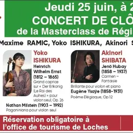 Concert de clôture Masterclass