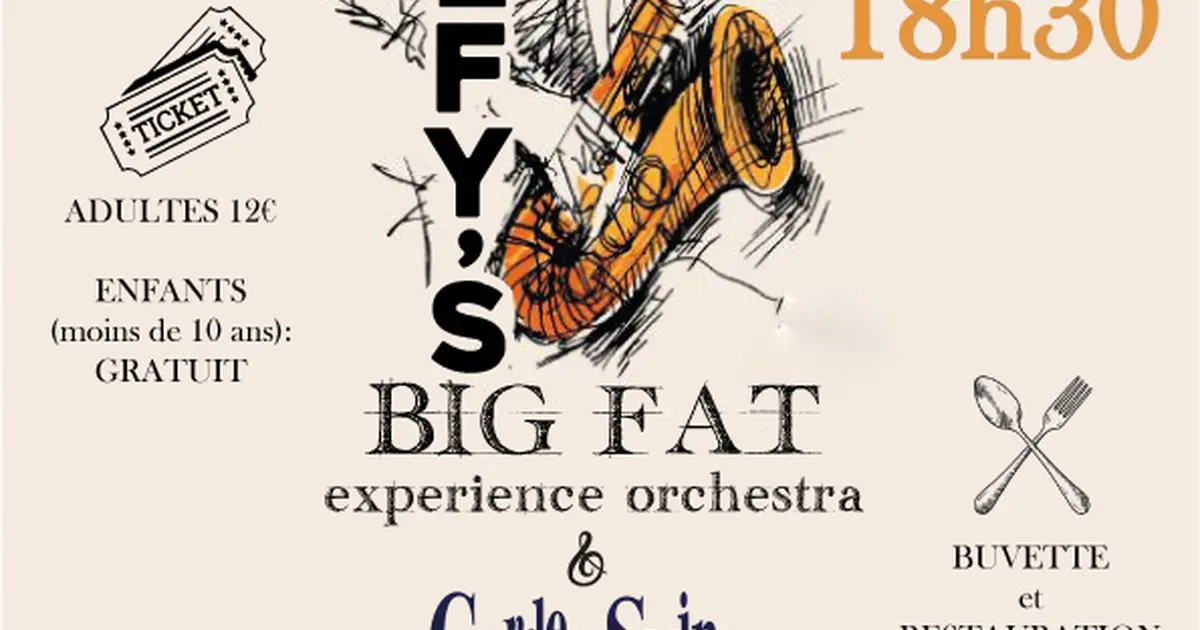 Concert de Dolfy's Big Fat Orchestra Experience & Garden Swing Big Band