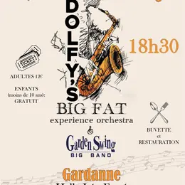 Concert de Dolfy's Big Fat Orchestra Experience & Garden Swing Big Band