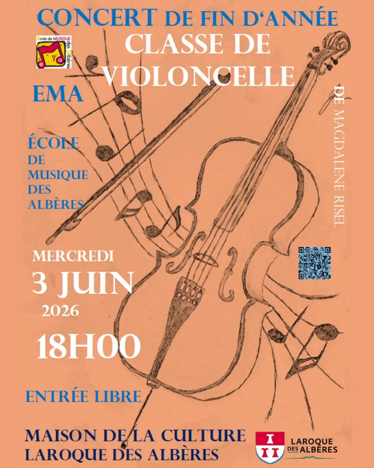Concert De Fin D'Année Classe De Violoncelle