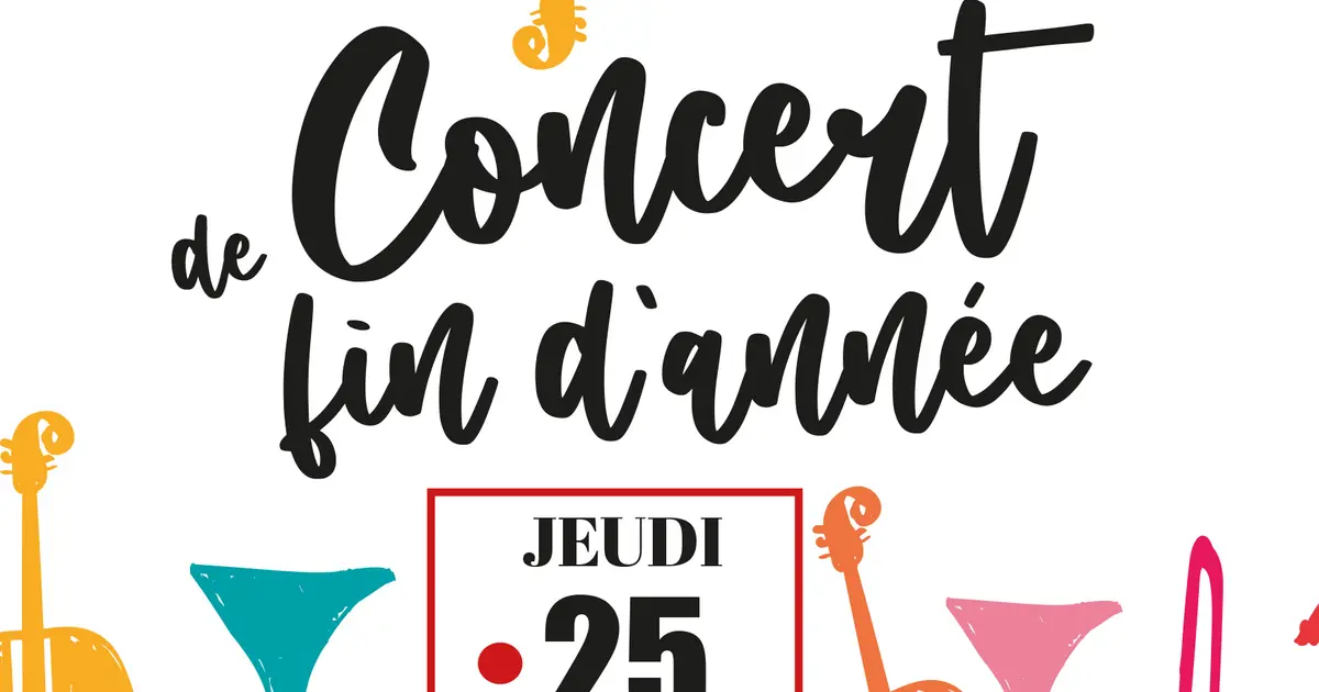 Concert de fin d'année de l'Ecole de Musique