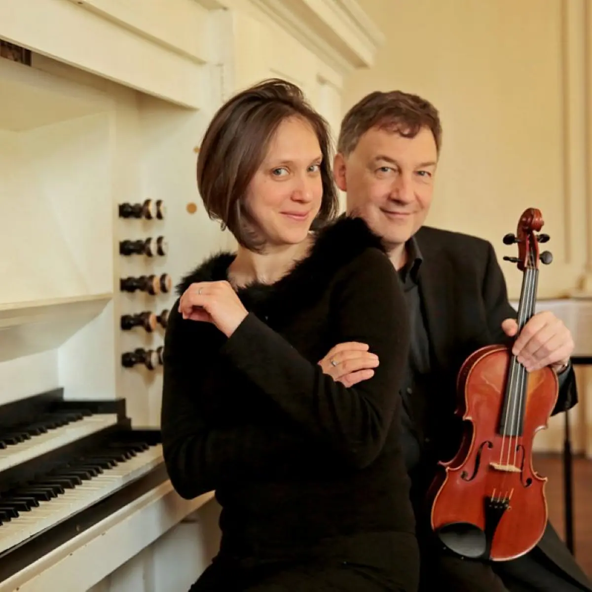 Concert de Frédéric d'Ursel, violon et Cindy Castillo, orgue