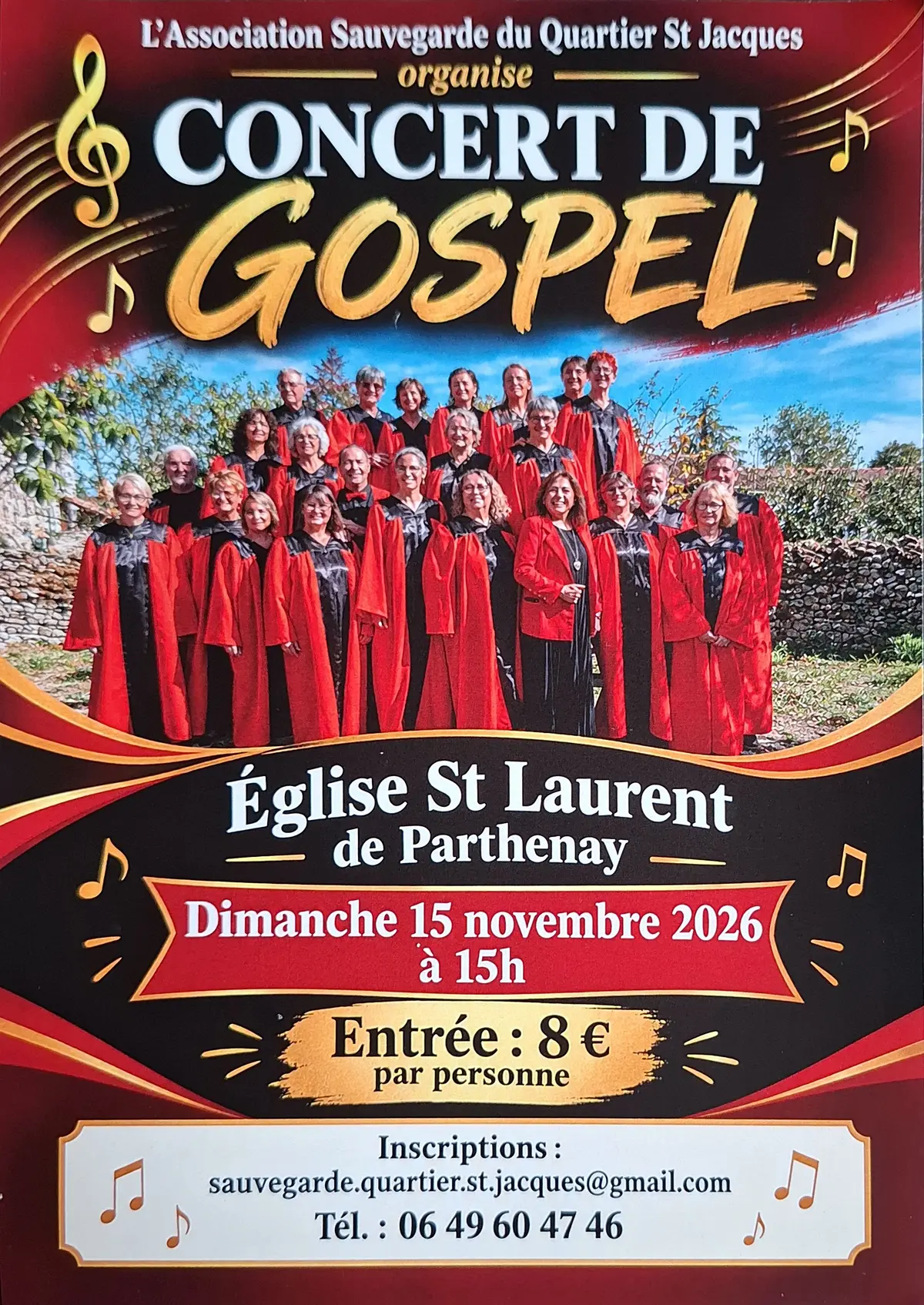 Concert de Gospel à Église Saint Laurent