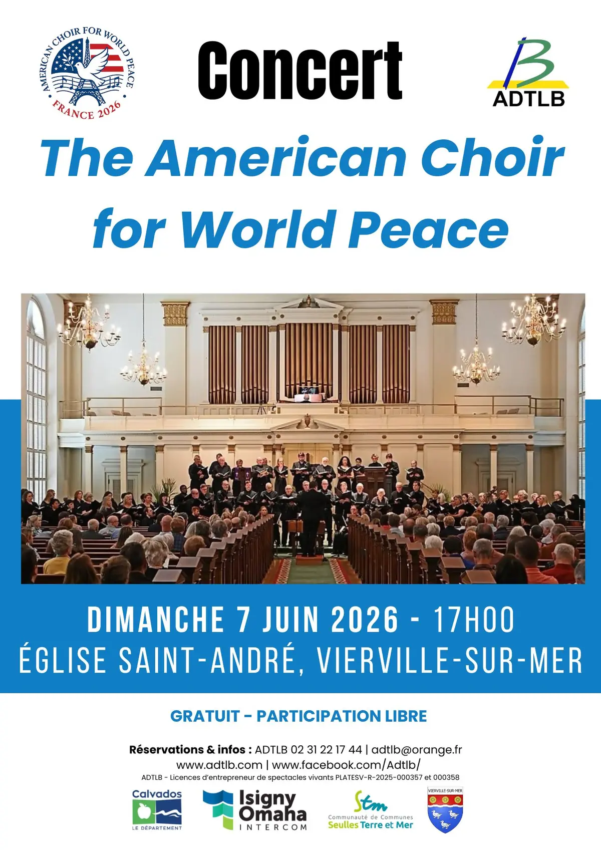 Concert de gospels et chants traditionnels américains