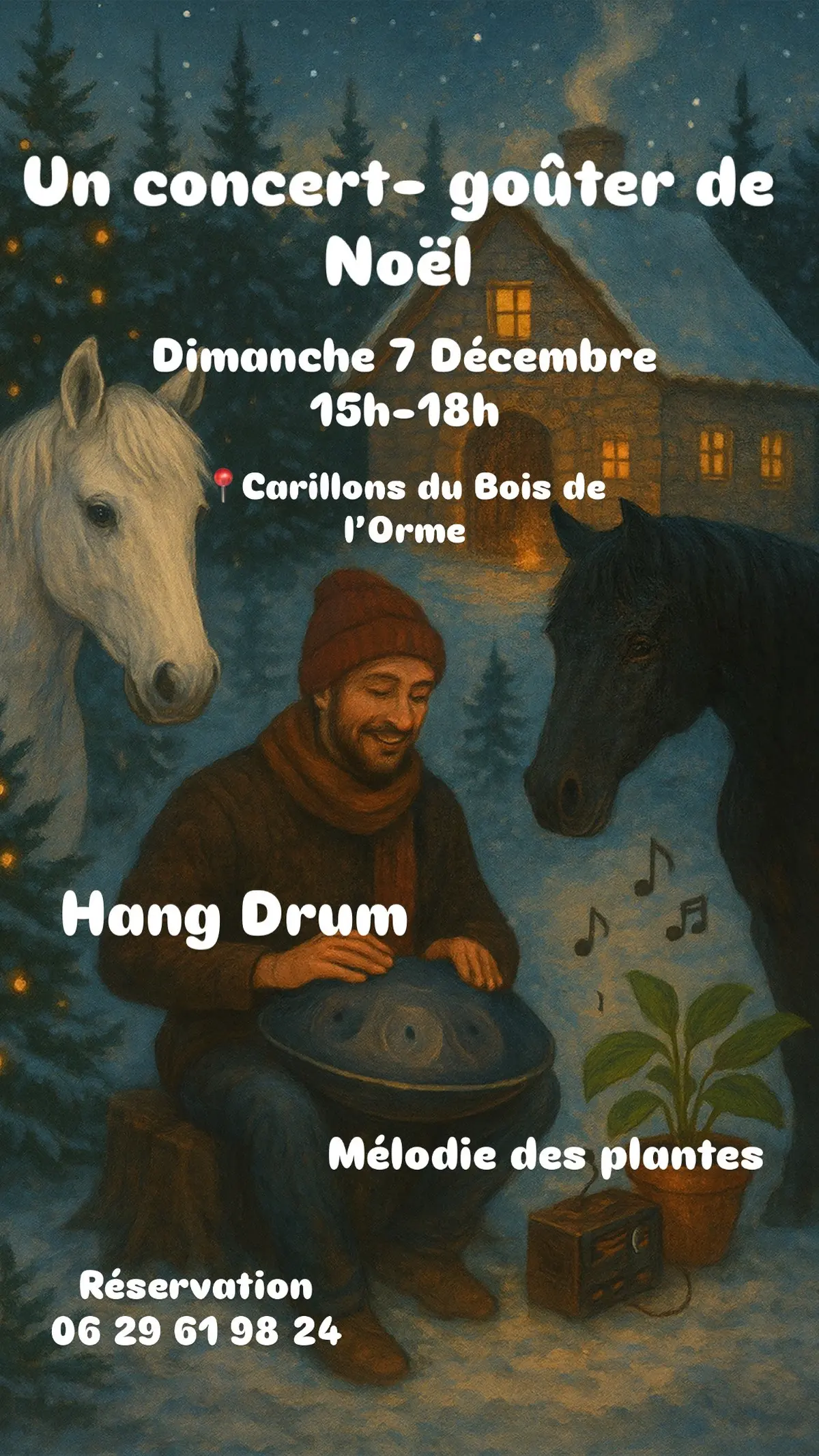 Concert de Hang Drum et goûter de Noël