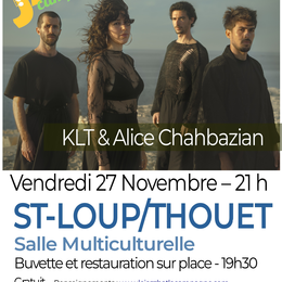 Concert de jazz : KLT et Alice Chahbazian