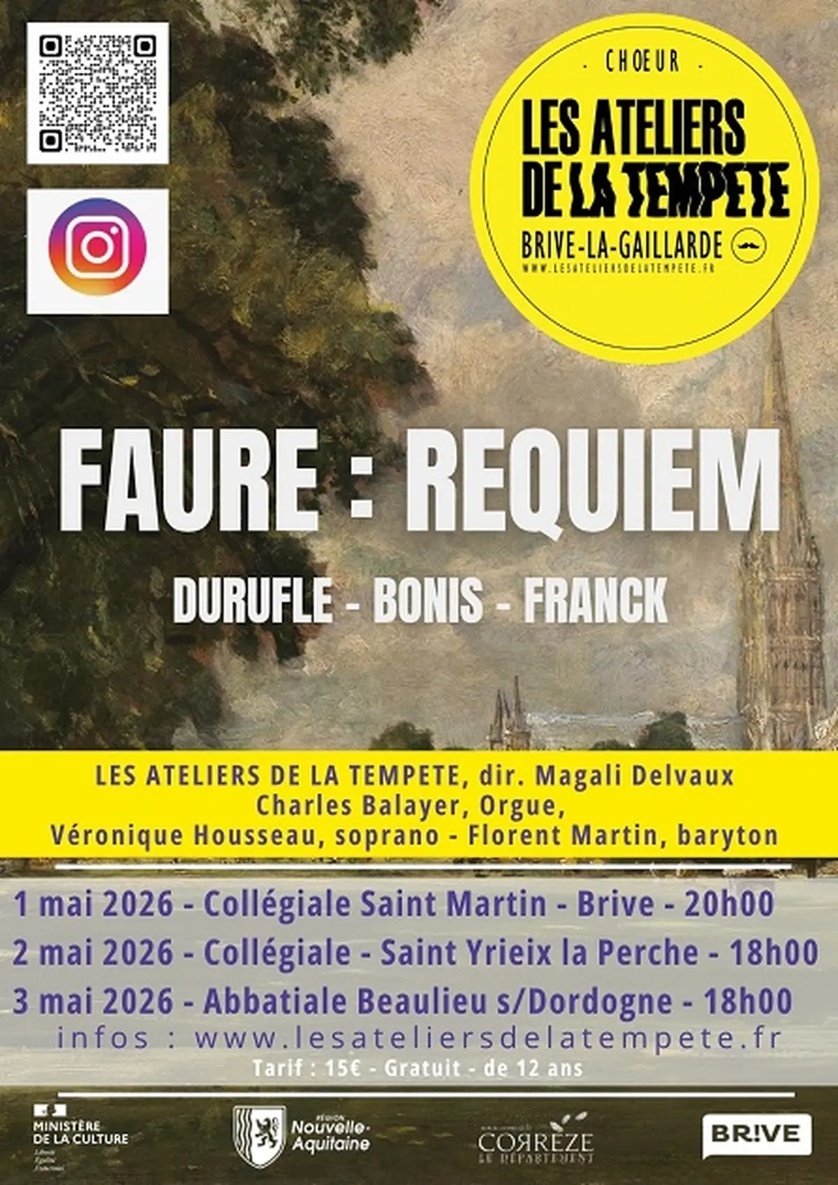 Concert de L'Atelier de la Tempête (Collégiale Saint Martin)