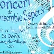 Concert de l'Ensemble Espera