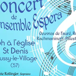 Concert de l'Ensemble Espera