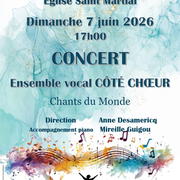 Concert de L'ensemble vocal Côté Choeur de Pradines