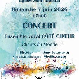 Concert de L'ensemble vocal Côté Choeur de Pradines