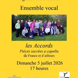 Concert de l'ensemble vocal Les accords
