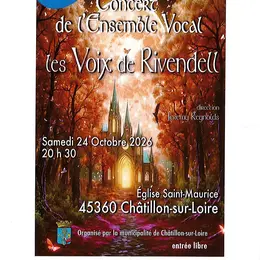 Concert de l'ensemble vocal les Voix de Rivendell