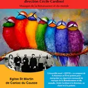 Concert de l'ensemble vocal lotois, dirigé par Cécile Cardinot