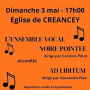 Concert de l'ensemble vocal Noire Pointée