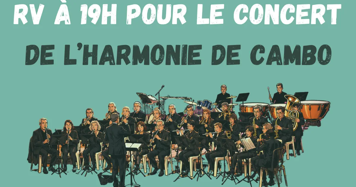 Concert de l'harmonie de la Fête du gâteau basque