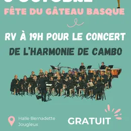 Concert de l'harmonie de la Fête du gâteau basque