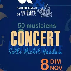Concert de la batterie fanfare Les Bleus de la Saulx
