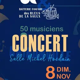 Concert de la batterie fanfare Les Bleus de la Saulx