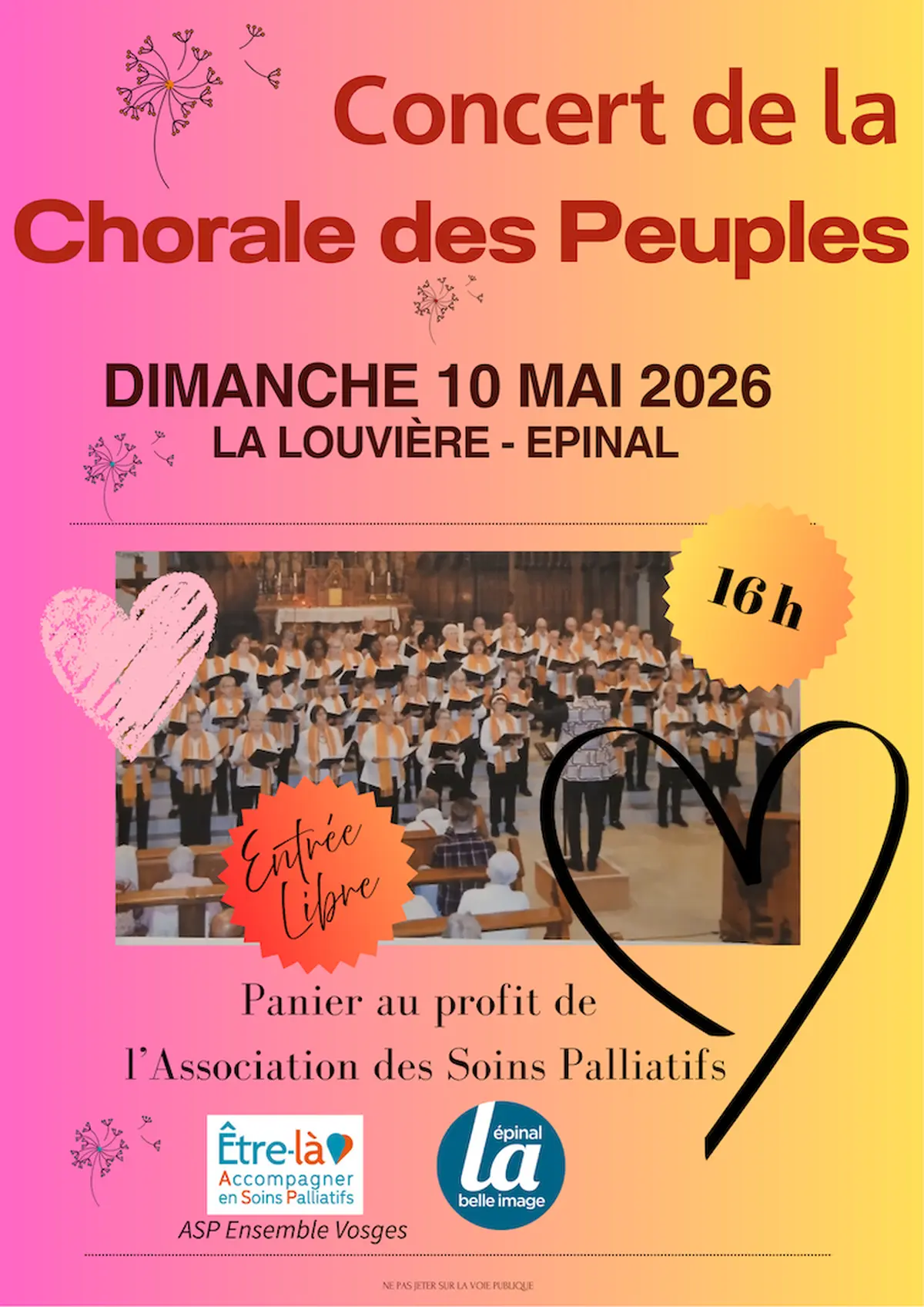 Concert de la Chorale des peuples