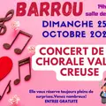Concert de la chorale Val de Creuse de Barrou
