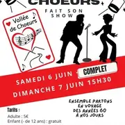 Concert de la chorale  Vallées de choeurs  - COMPLET