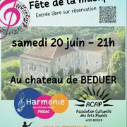Concert de la Fête de la musique au château de Béduer