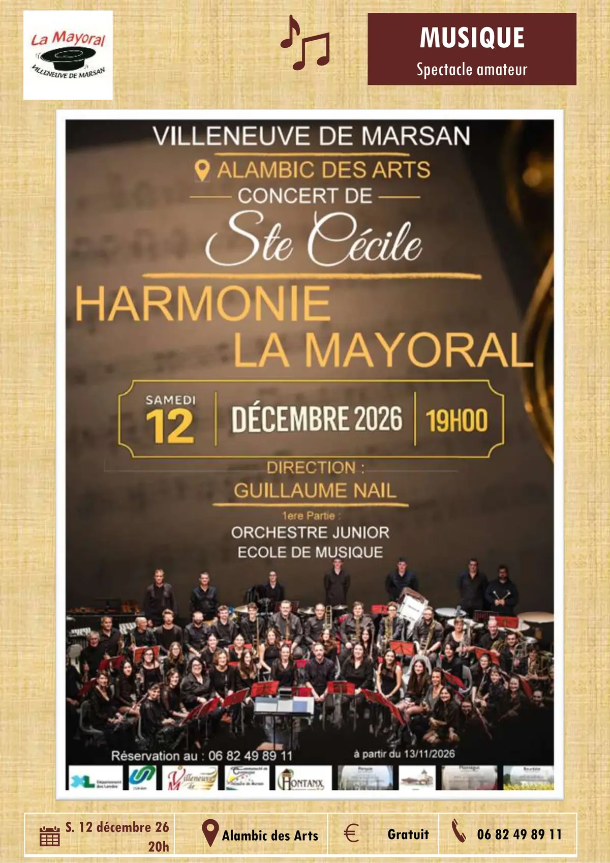 Concert de la Sainte Cécile