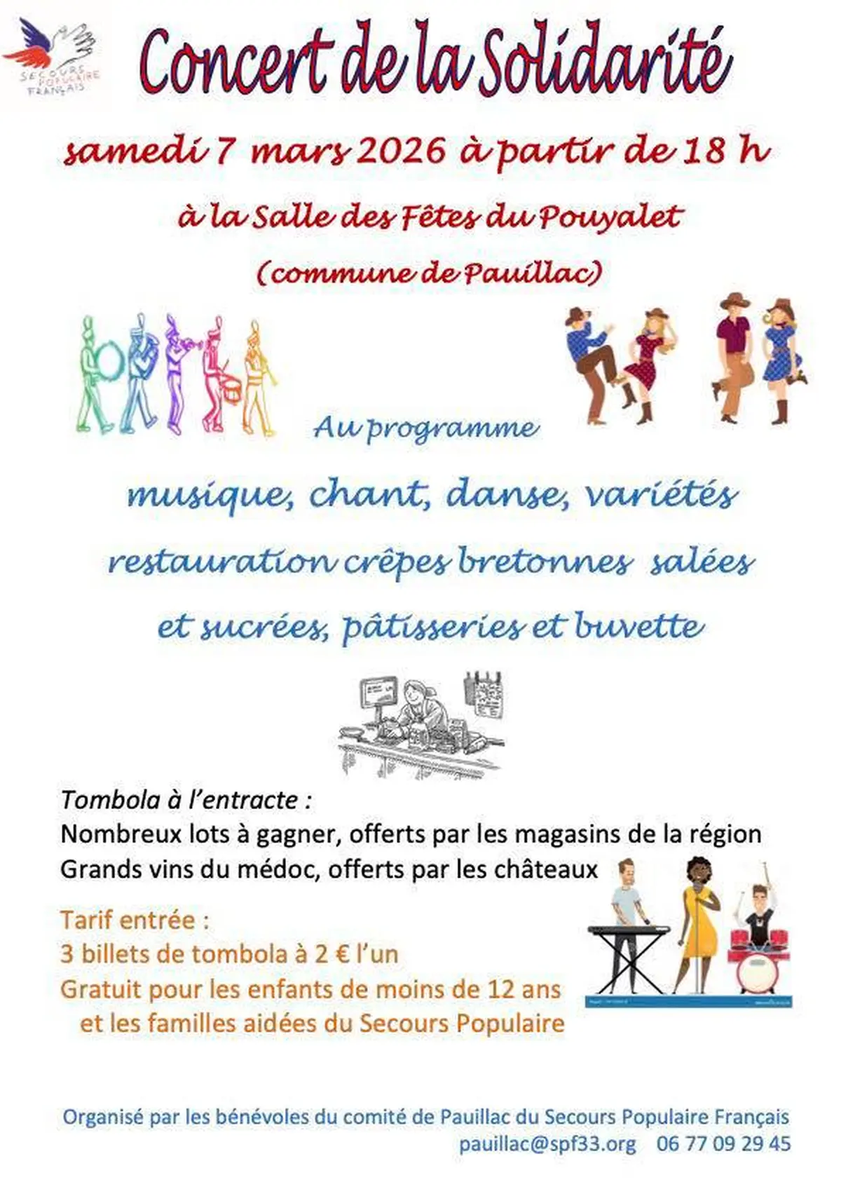 Concert de la solidarité du Secours Populaire