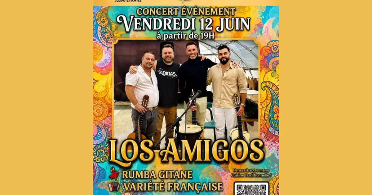 Concert de "Los Amigos" au restaurant l'Osmose