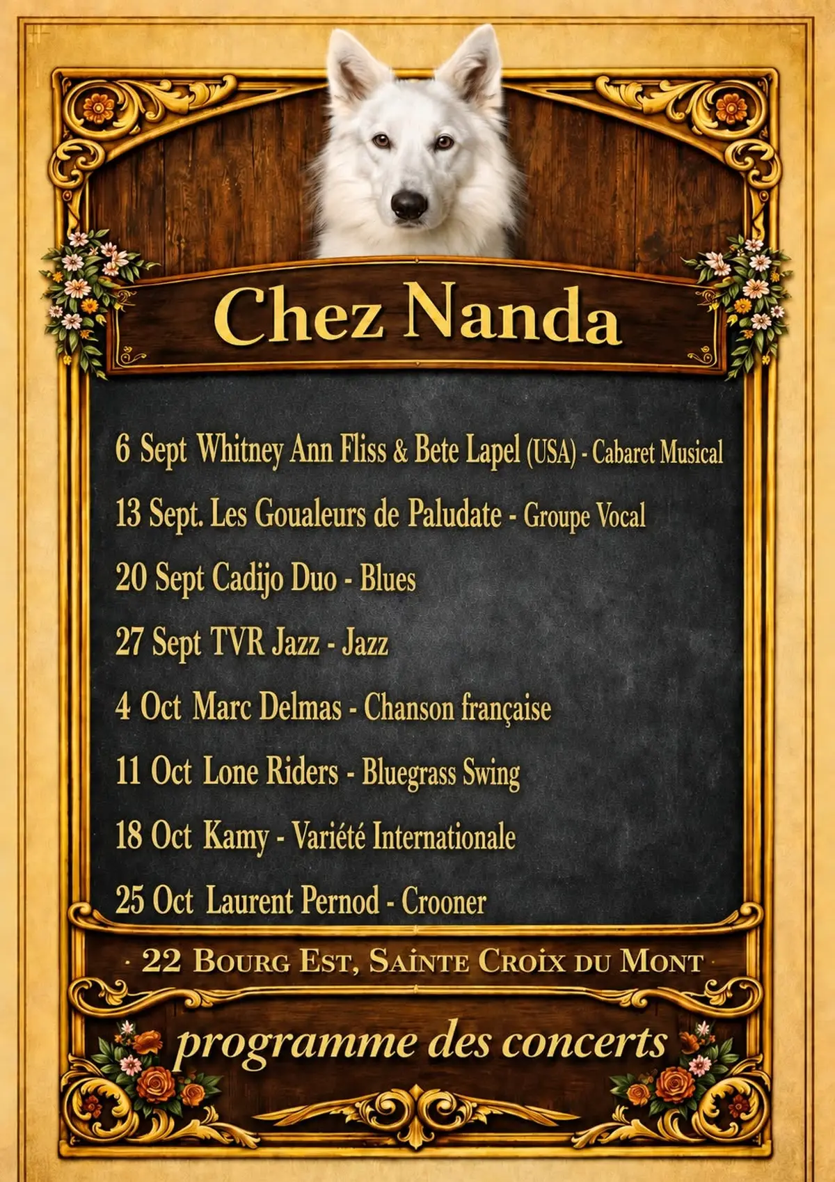 Concert de Marc Delmas