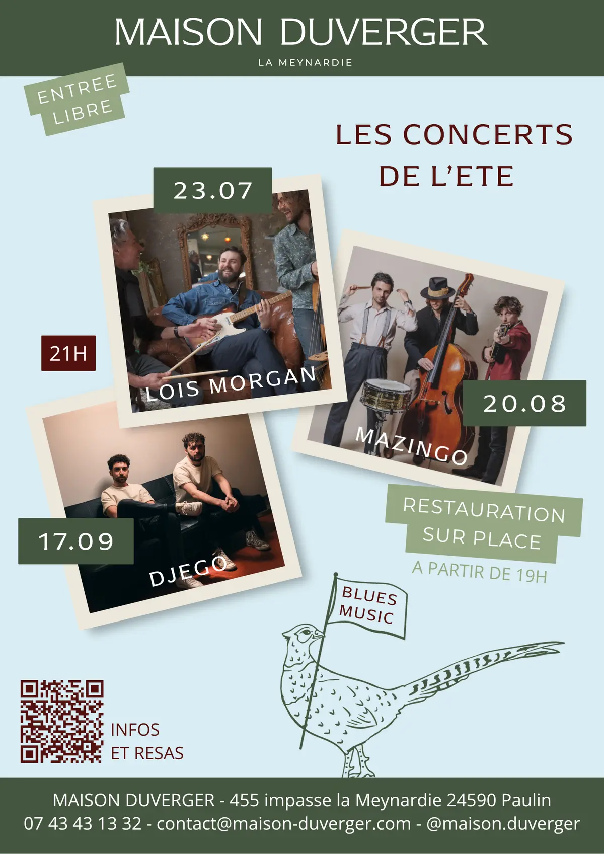 Concert de Mazingo [Les concerts de l'été à la Maison Duverger]
