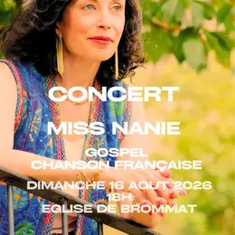 Concert de Miss Nanie à l'église de Brommat