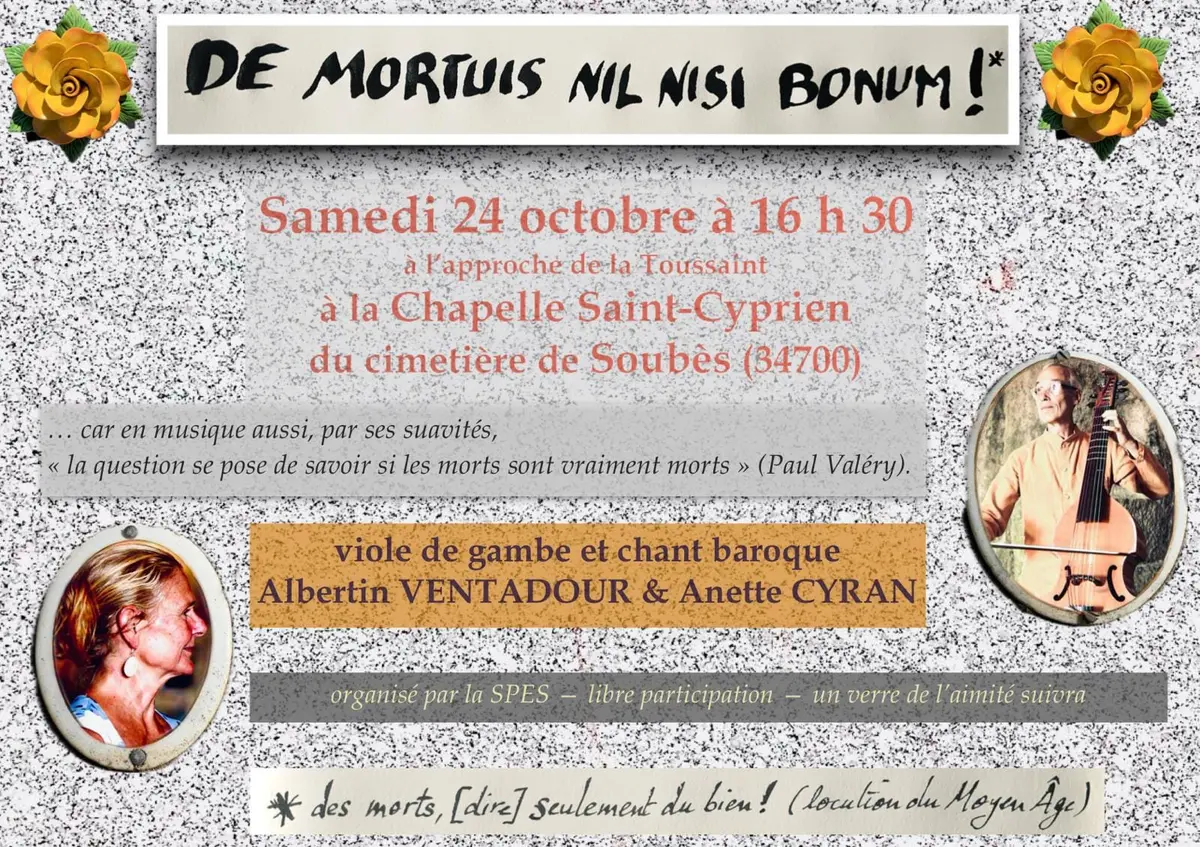 Concert De Mortuis Nil Nisi Bonum