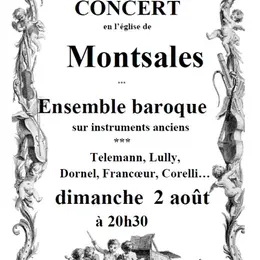 Concert de musique baroque à l'Eglise de Montsalès