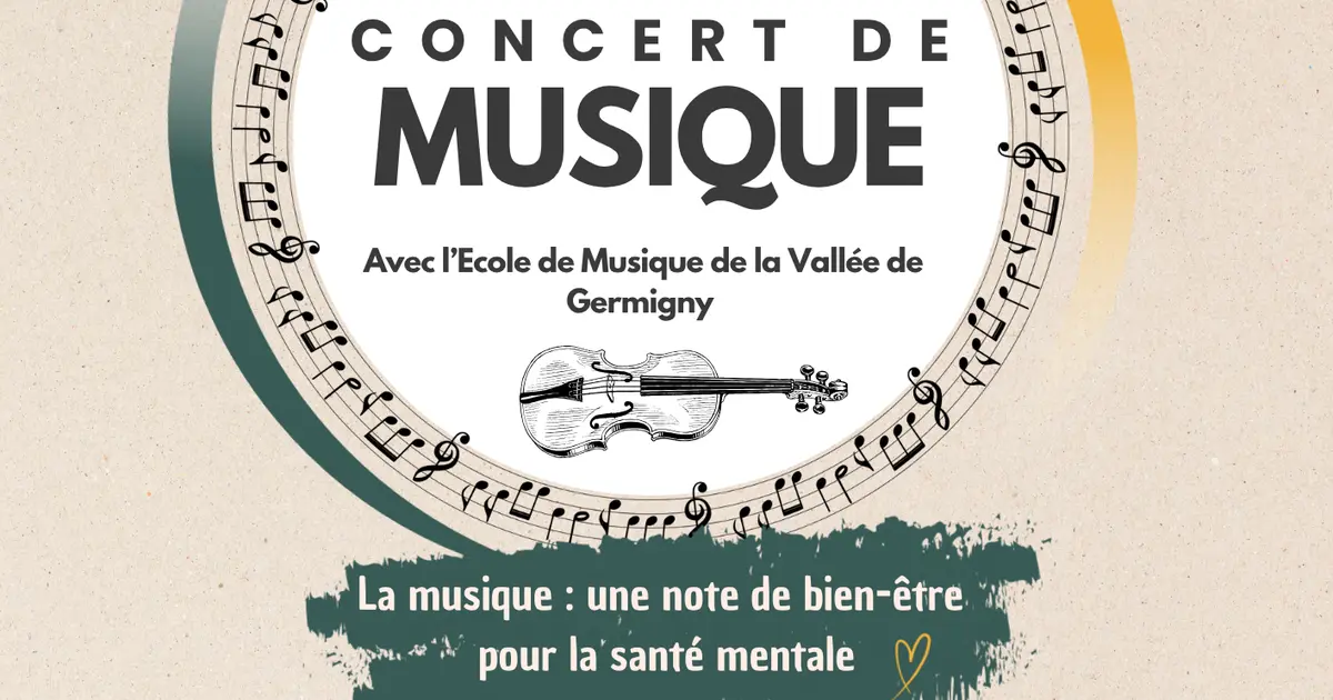 Concert de musique : « La musique : une note de bien-être pour la santé mentale »