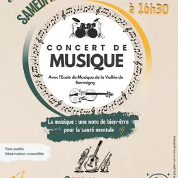 Concert de musique : « La musique : une note de bien-être pour la santé mentale »