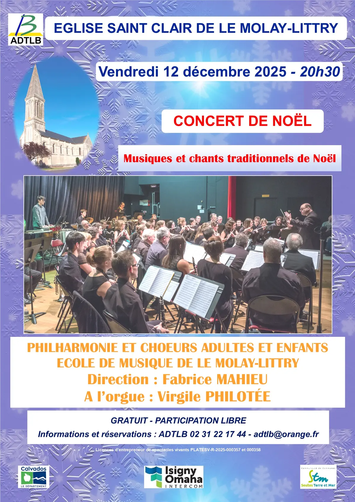 Concert de musiques et chants traditionnels de Noël par la Philharmonie Municipale des Mineurs et les chorales adultes et enfants de l’Ecole de musique