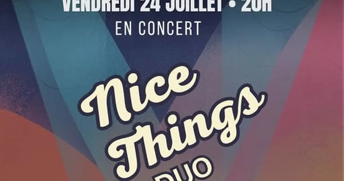 Concert de "Nice things duo"