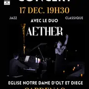 Concert de noël à la bougie avec Aether, à Capdenac-Gare