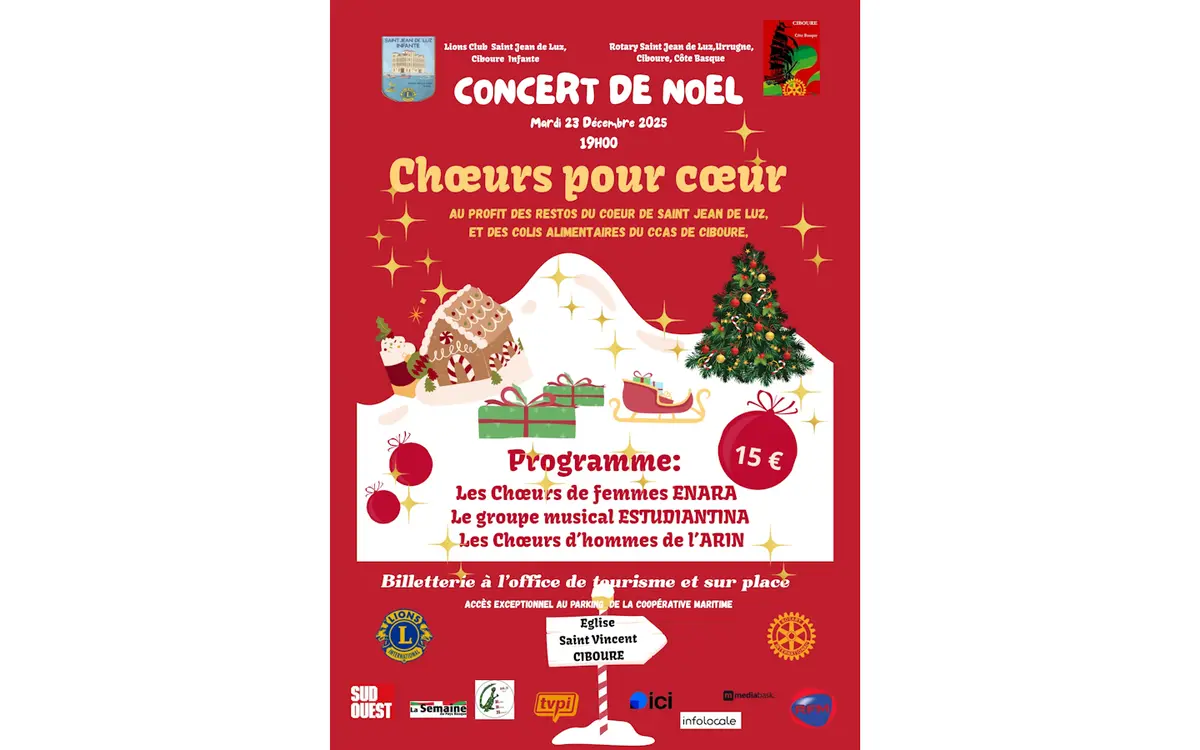 Concert de Noël : choeurs pour coeur