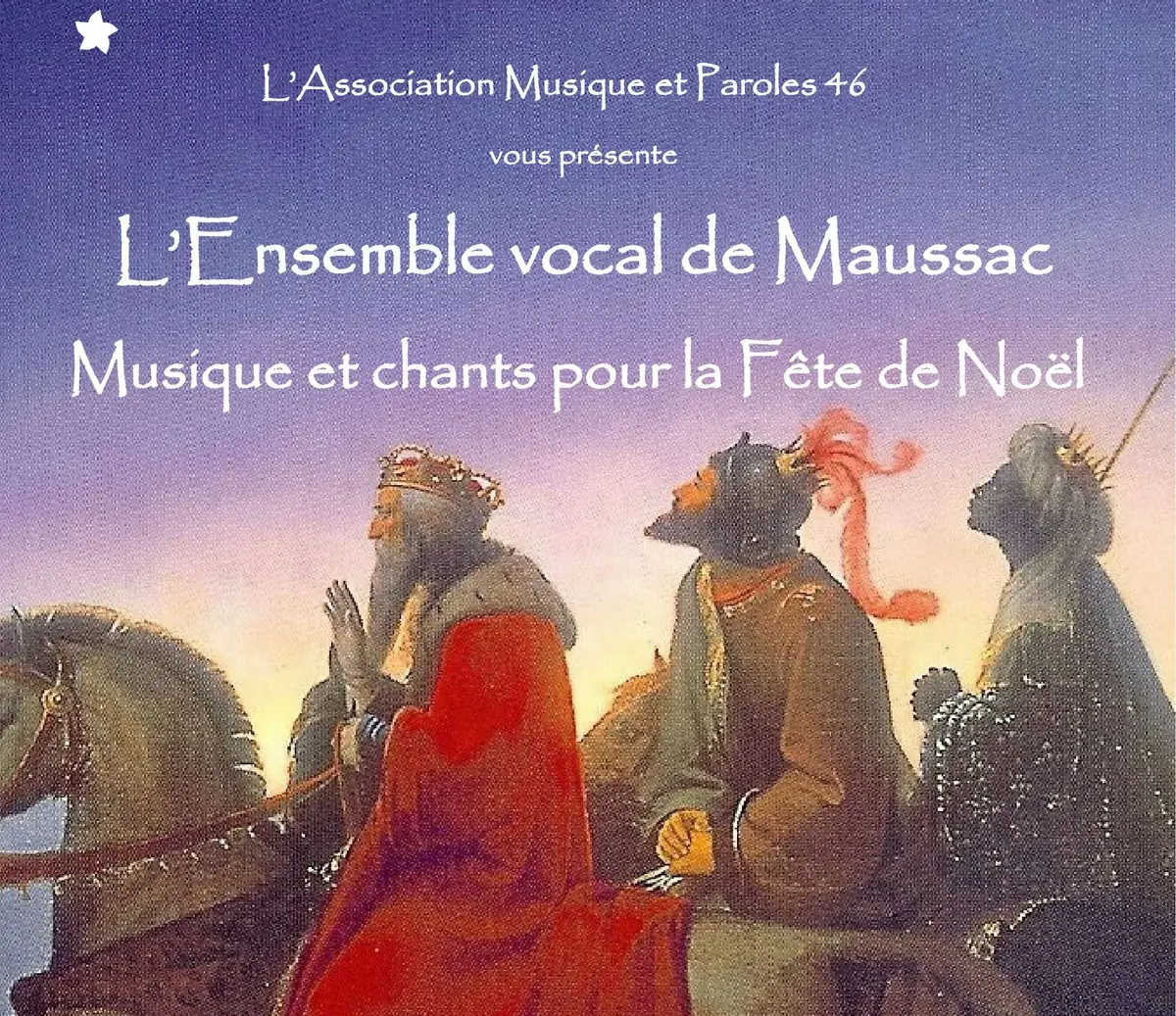 Concert de Noël de l'Ensemble vocal de Maussac